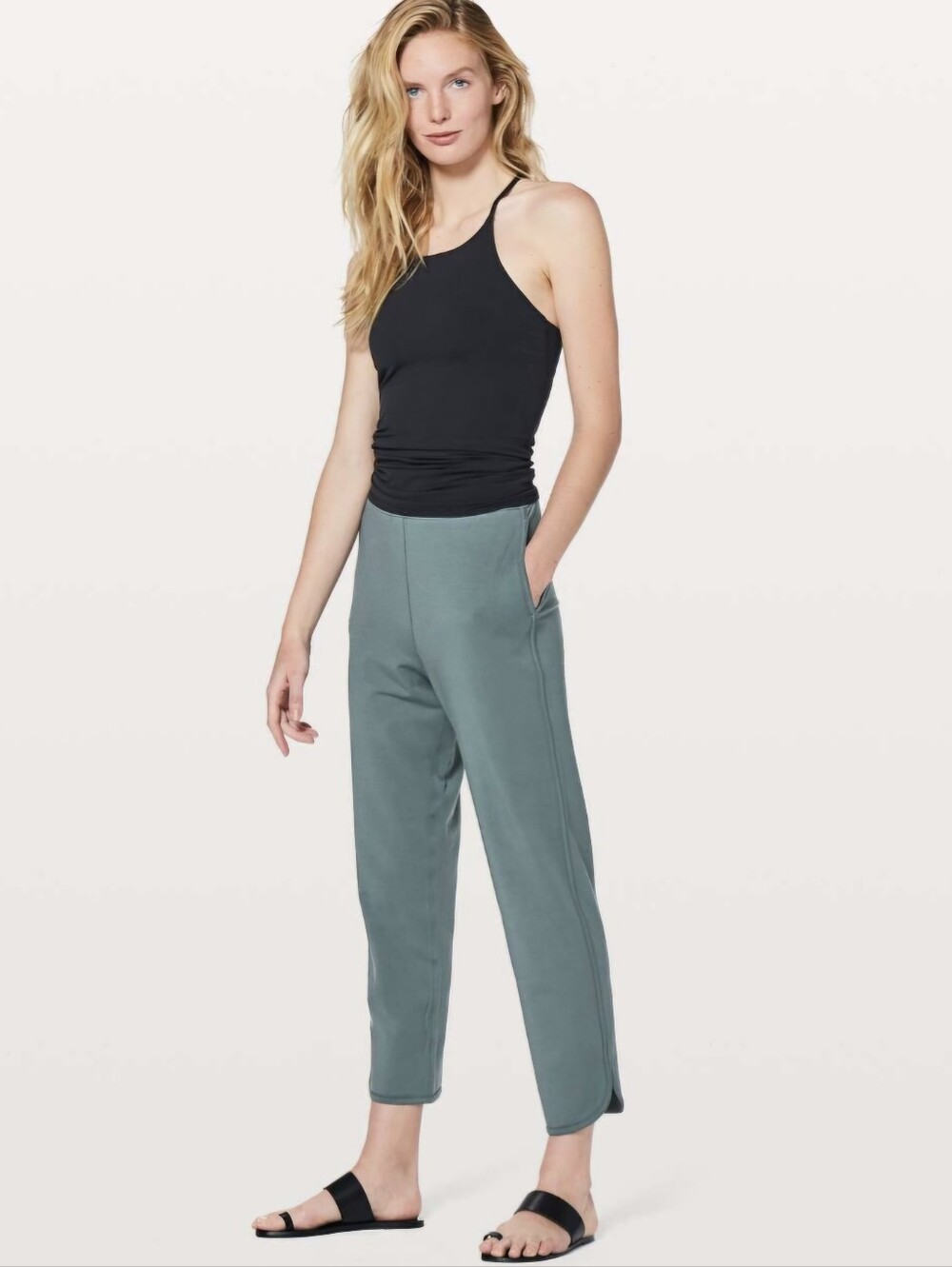Lululemon Every Moment Pant Size 10 Sea Steel Modal Jogger Pants